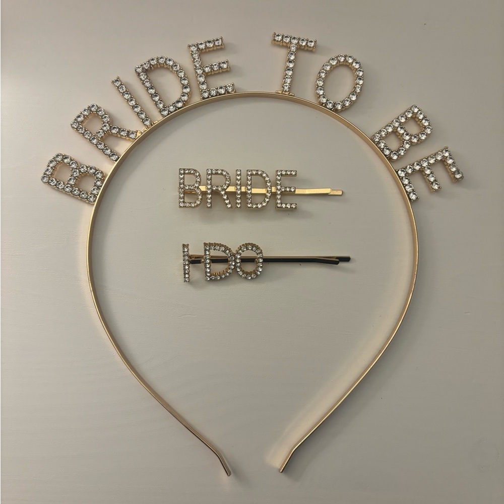 Bride To Be Headband and Pins